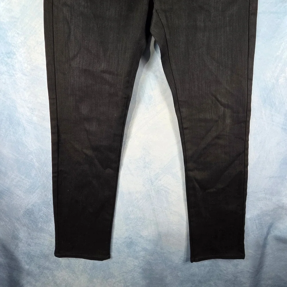 Naked & Famous Skinny Guy Black Power Stretch Denim Jeans Mens 31 013011